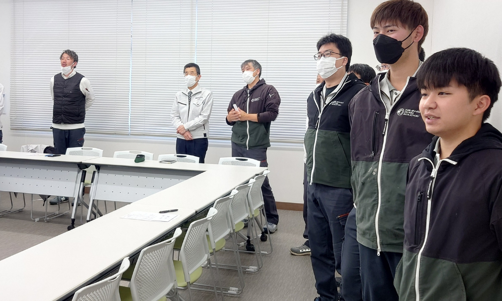 社員研修 Vol.4 労働安全衛生と危険予知を学ぶ研修のようす